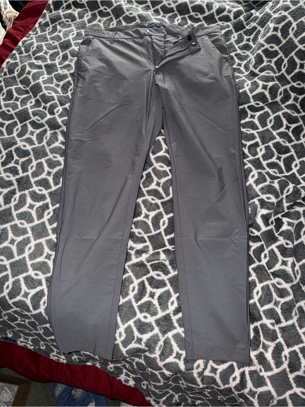 Zachary Prell Gray Men's Dress Pants